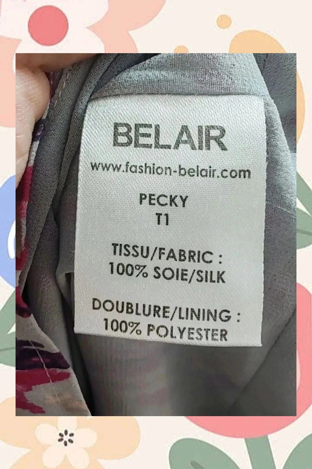 Belair jurk 100% zijde – photo 4